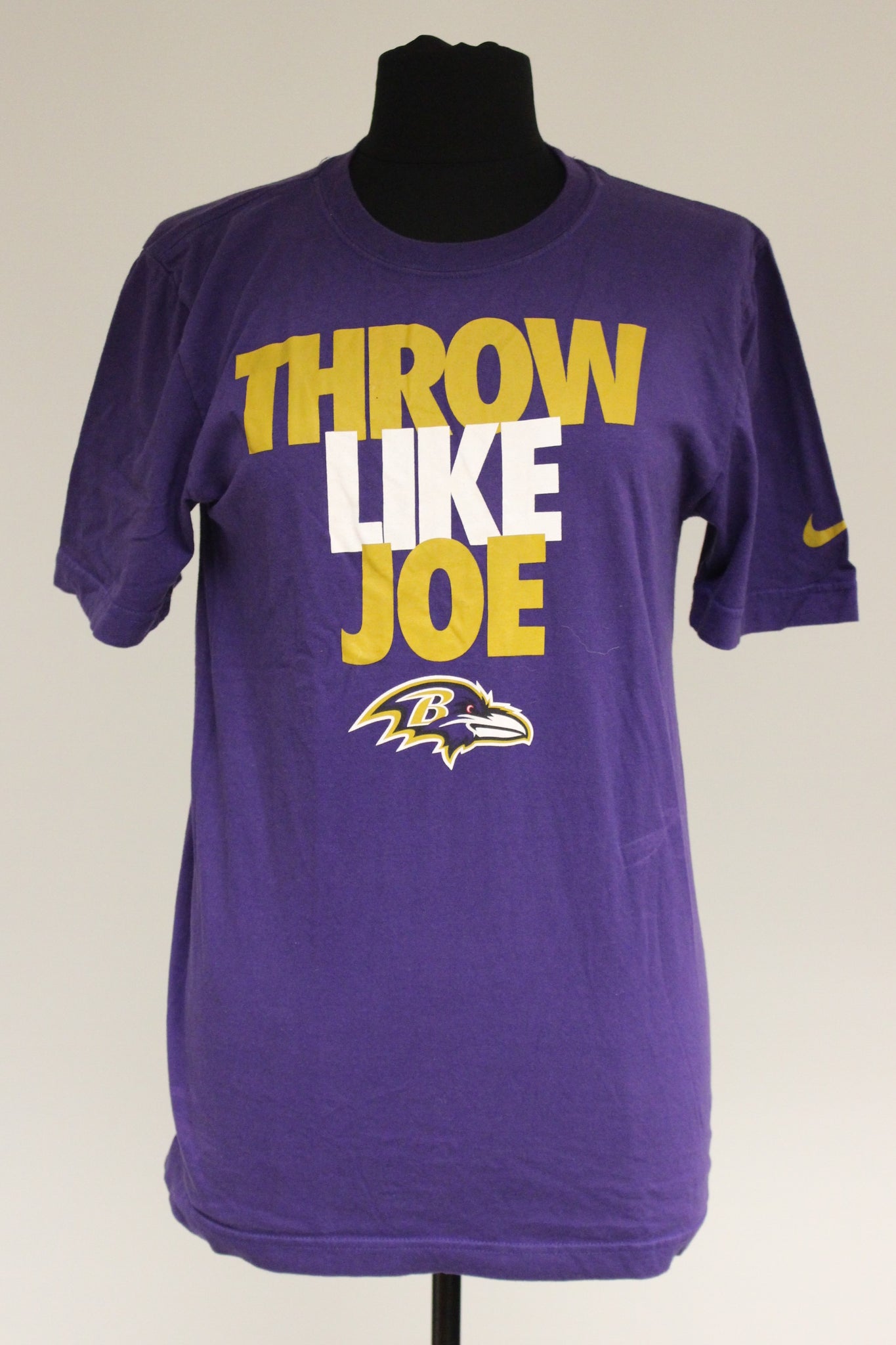 Nike Throw Like Joe Baltimore Ravens T Shirt Small Military Steals and Surplus