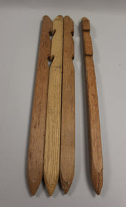 Set of 4 Military Heavy Duty Wooden Tent Stake (2 Foot / 24 inch) - New