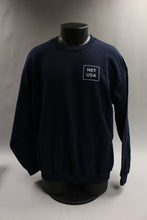 Load image into Gallery viewer, Gildan NET USA Crewneck Sweater Sweatshirt - Navy Blue - Large - Excellent