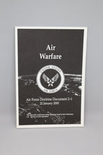 Load image into Gallery viewer, Air Warfare: Air Force Doctrine Document 2-1, 22 January 2000