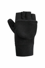 Load image into Gallery viewer, Cat &amp; Jack Kids Fingerless Fleece Mittens - Black - Size: 4-7 - New