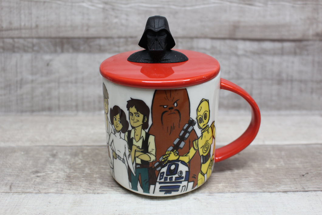 Starwars The Greatest In The Galaxy Gift Coffee Mug With Topper -New