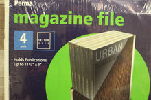 Load image into Gallery viewer, Acco Brands Magazine File 4 Pack -New