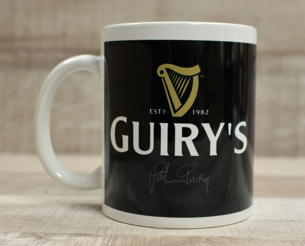 Guiry's Coffee Cup Mug - Signed by Pat Guiry - New