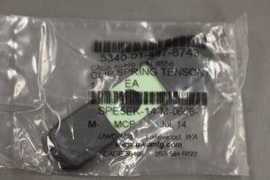 Spring Tension Clip/Double Retaining Clamp 5340-01-497-8743, 135344-1, New