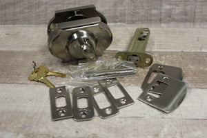 Weslock Deadbolt Lock 700 Series W301 W302 Satin Nickel -New, Open Box