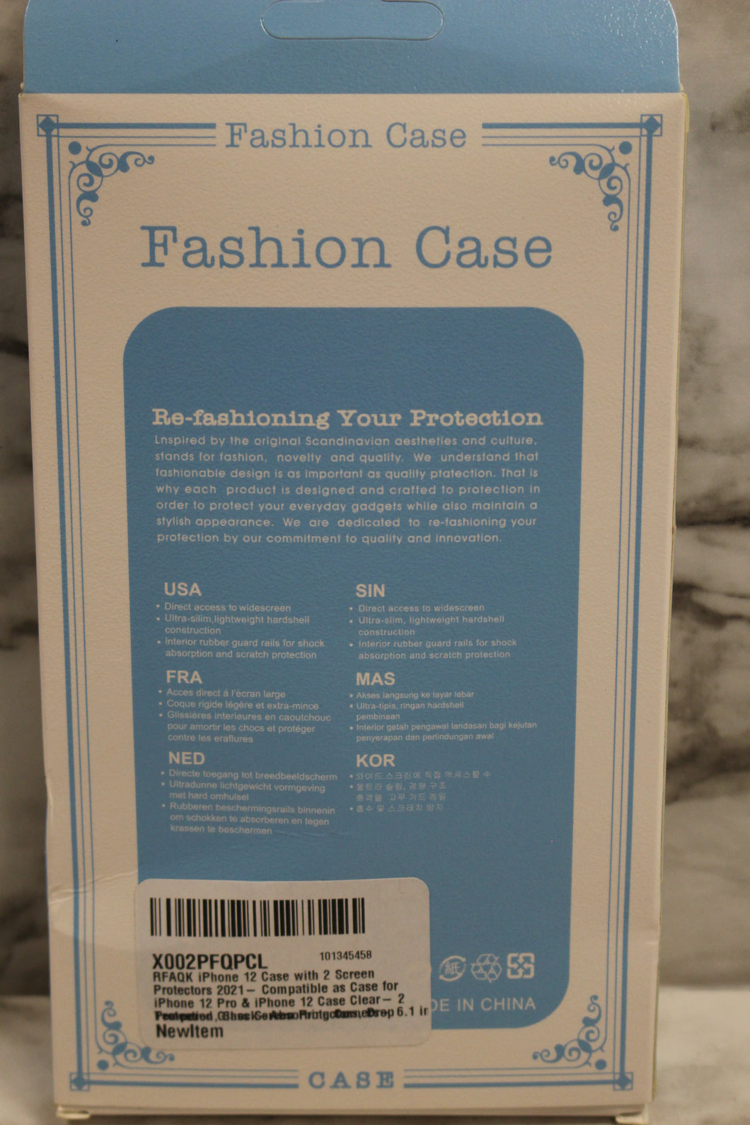 iPhone 12 Protective Phone Case For Phone Safety -Clear -New