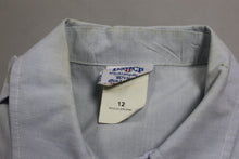 Load image into Gallery viewer, US Military Women&#39;s Air Force Blue Short Sleeve Tuck In Shirt - Size: 12 - Used