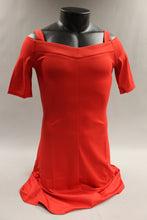 Load image into Gallery viewer, Meaneor Women&#39;s 3/4 Sleeve Pleated Dress Size M -Red -New