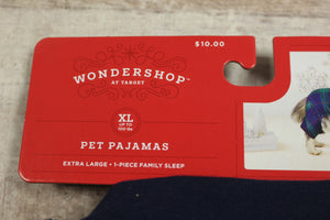 Target Wondershop Dog Pajama Flannel XLarge -New