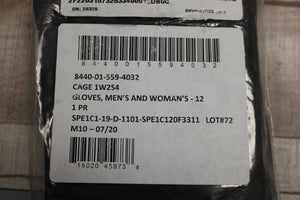 Men's & Women's Black Dress Gloves - Size: 12 - Leather Sheepskin - New