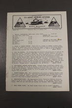 Load image into Gallery viewer, US Army Armor Center Daily Bulletin Official Notices, Year: 1969