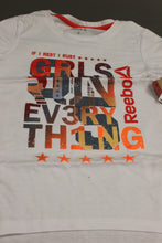 Load image into Gallery viewer, Reebok If I Rest I Rust / GRLS Run Ev3ry Th1ng T-Shirt, Small, New