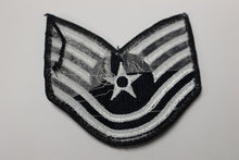 Load image into Gallery viewer, AF Air Force Embroidered Chevron Technical Sergeant E-6, Small, 3.5&quot;,