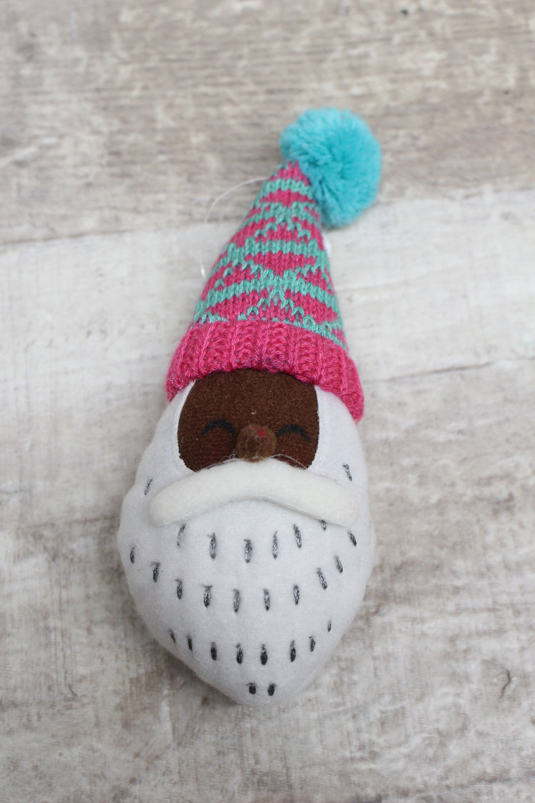 Wondershop By Target Black Santa Claus Ornament -New