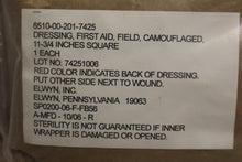 Load image into Gallery viewer, First Aid Field Camouflaged Dressing - 11-3/4&quot; - 6510-00-201-7425 - New