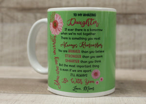 To My Daughter / Granddaughter Coffee Cup Mug - Choose Design - New