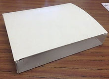 Load image into Gallery viewer, 25 Sperring White Corp Paperboard Folding Lunch Box 9 3/4&quot; x 7 13/16&quot; x 5/8&quot; New