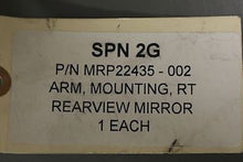 Load image into Gallery viewer, Rearview Mirror Arm, P/N: MRP22435-002, NSN: 2540-01-583-4959, New