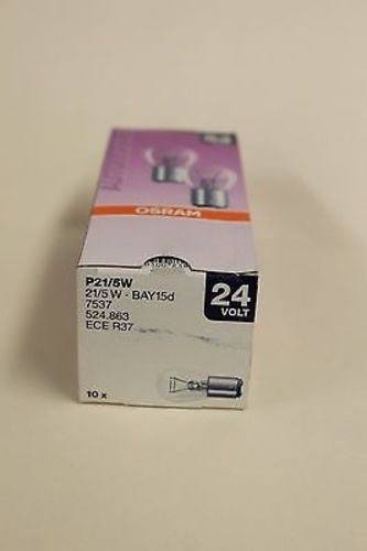 Osram - Incandescent Bulb Original P21 / 5W 12V 21W BAY15d (7528BLI2)