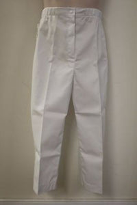 Hospital Personnel Women's White Dress Slacks Trouser Pants - 6X Short - New