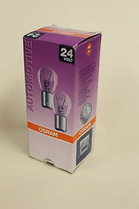 Pack of 10 OSRAM Automotive Bulbs 24V, P21/5W, BAY15d, 7537 Tail Break Light