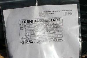 Toshiba Induction Motor, NSN 6105-530-1607, Model 4K4020L187912, New!