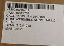 Load image into Gallery viewer, Caterpillar Medium Pressure Hydraulic Hose Assembly, PN 254-9168, New