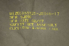 Load image into Gallery viewer, Safety Net Assembly, NSN 1450-01-176-5214, P/N 25-259448-17, NEW!