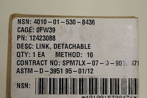 Detachable Link, PN 12423088, NSN 4010-01-530-8436, NEW!