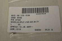 Load image into Gallery viewer, Split, Locking Washer, NSN 5310-00-775-5139, P/N 371AX, NEW!