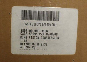 Piston Compression Ring, P/N 0200300, NSN 3895-00-989-3406, NEW!