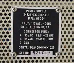 Chassis Assembly Power Supply, NSN 2040-01-147-8680