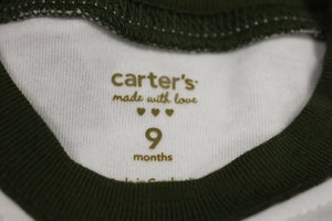 Carter's Mommy's Major Hunk Two Piece Onesie & Camo Pant Set, 9 Months, New