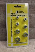 Load image into Gallery viewer, Drill Master 7-Piece Drill Stop Set With Fastening Screw -New
