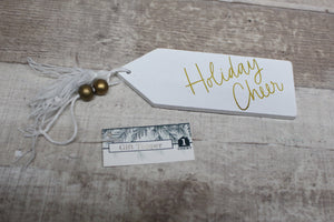 Holiday Cheer Gift Topper -New