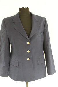 US Air Force AF Women's Enlisted Blue Dress Coat - 12MXL -8410-01-462-6808 -Used