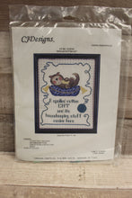 Load image into Gallery viewer, CJDesigns &quot;Spoiled Rotten Cat&quot; DIY Cross Stitch Kit -Cat Design -New