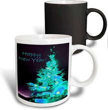 Load image into Gallery viewer, Pretty Christmas Tree Happy New Year Magic Transforming Mug - 11 oz - New