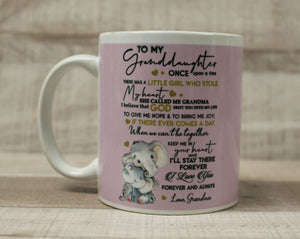 To My Daughter / Granddaughter Coffee Cup Mug - Choose Design - New
