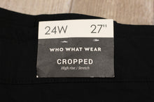 Load image into Gallery viewer, Who What Wear Women’s Cropped Pants - Size 24W - Black - New