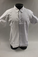 Load image into Gallery viewer, Hemiks Unisex Split Color Long Sleeve Shirt Size S -White/Striped -New