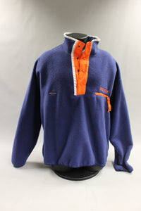 Columbia Men's NFL Coaches Club Denver Broncos Quarter Button Sweatshirt - XL