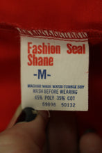 Load image into Gallery viewer, Fashion Seal Shane Button Up Outer Vest -Red -Medium -Used