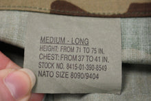 Load image into Gallery viewer, US Army BDU Woodland Ripstop Combat Coat - Medium Long - 8415-01-390-8549 - New