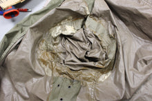 Load image into Gallery viewer, Vintage US Military Man&#39;s Nylon Rubber Coated Raincoat - 38 Regular - 8405-634-4932 - Used