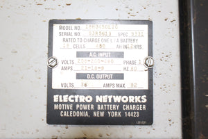 Electro Networks Motive Power Battery Charger VT-05 Plus Series 5 - 18H0450L2C