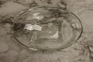 Vintage MCM Candy Dish - Clear - Used