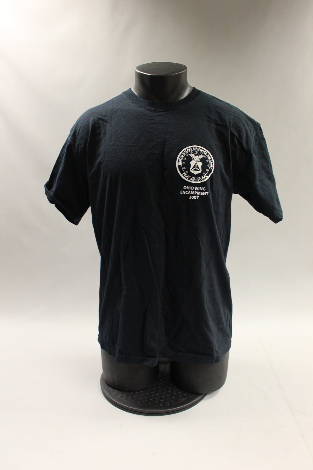 U.S. Airforce Civil Air Patrol 2007 Ohio Wing Encampment -Black -Large -Used