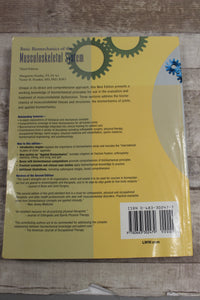 Basic Biomechanics Of The Musculoskeletal System By Victor H. Frankel -Used
